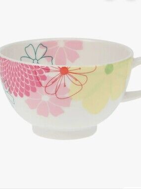 Portmeirion Crazy Daisy Jumbo Cup and Saucer Breakfast Cup Set